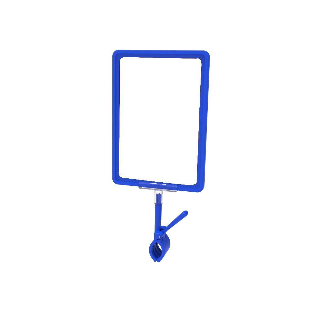 Mandallı A4 Çerçeve Takımı Mavi - 10 Adet