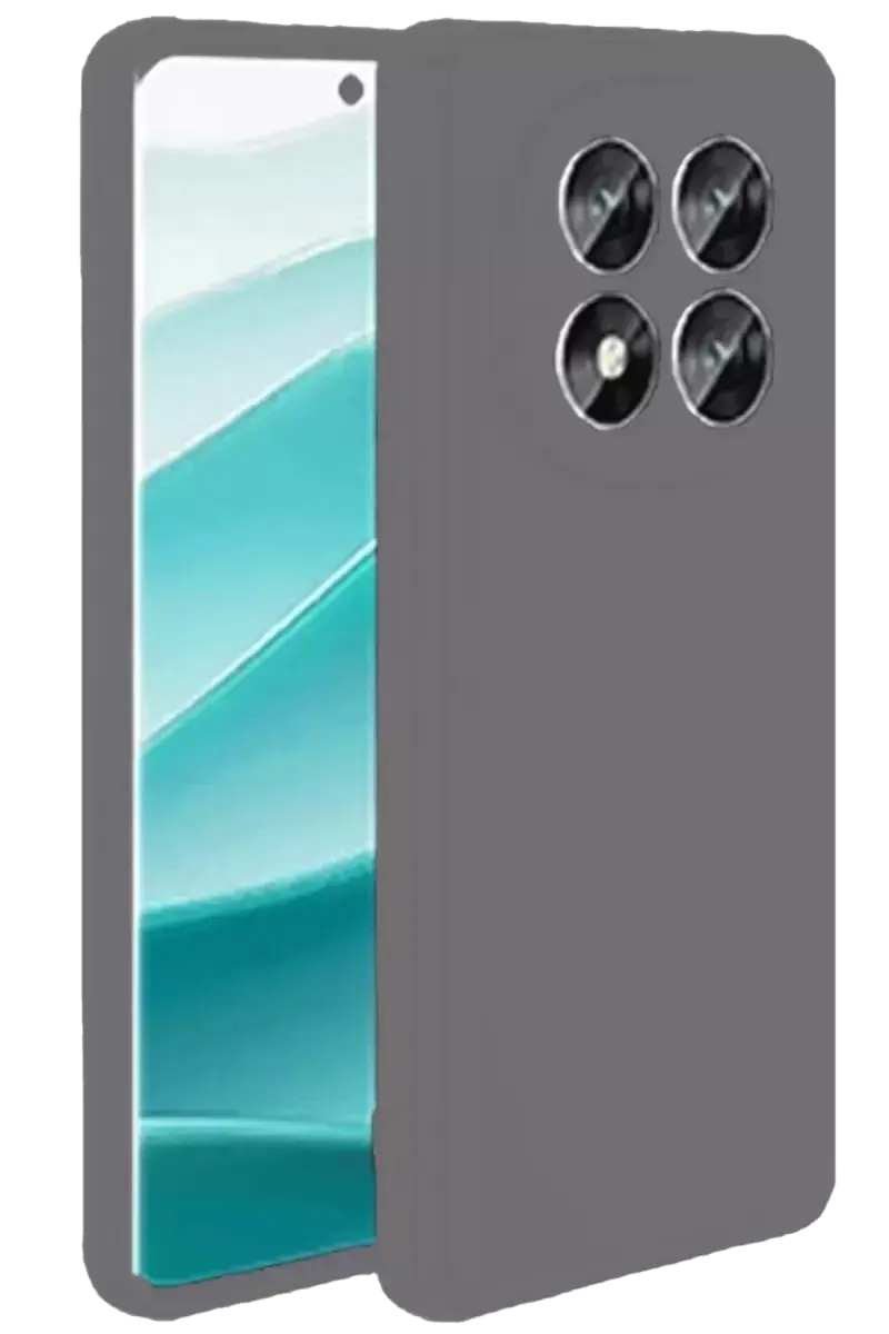 Newface Xiaomi Redmi Note 14 Pro 4g Kılıf First Silikon - Gri