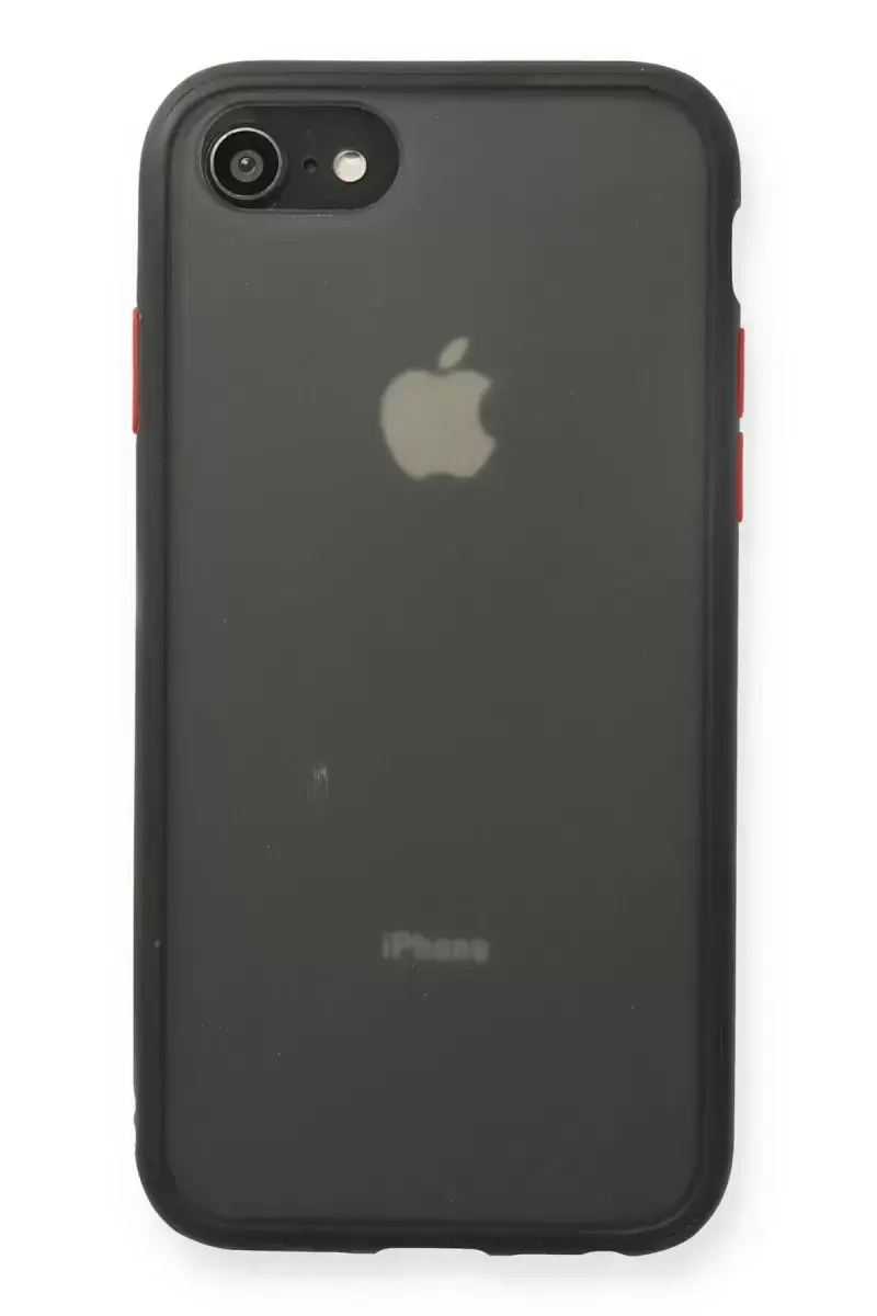 Newface Apple İphone 7 Kılıf Montreal Silikon Kapak - Siyah