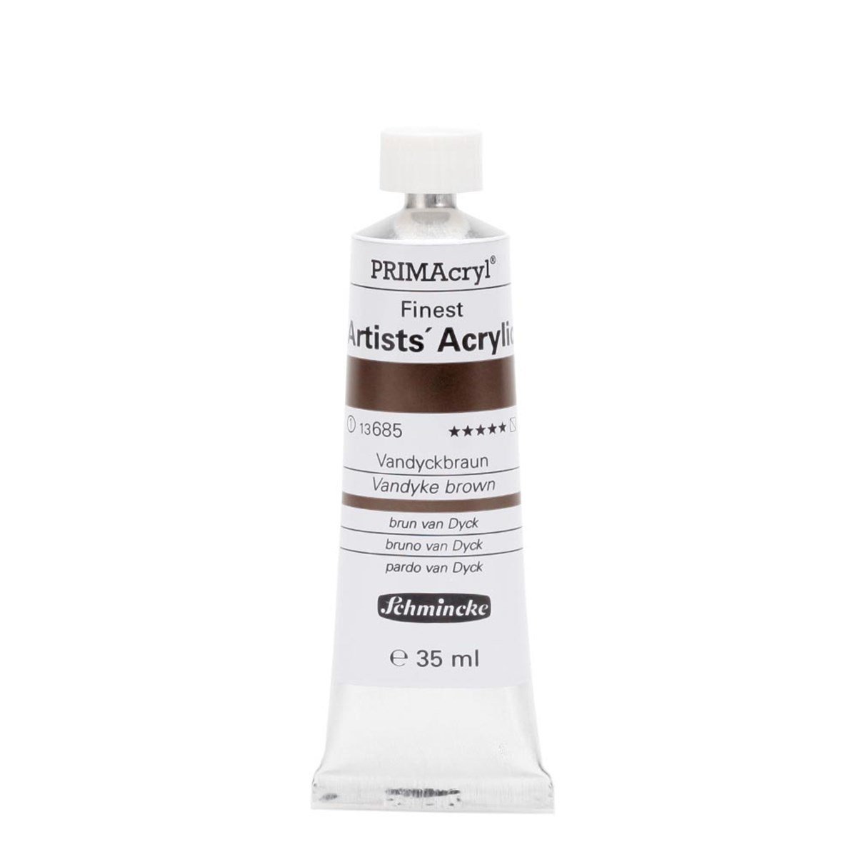 PRİMAcryl Artist Akrilik Boya - Vandyke Brown - 35ml - Seri 1
