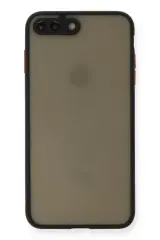 Newface Apple İphone 7 Plus Kılıf Montreal Silikon Kapak - Siyah