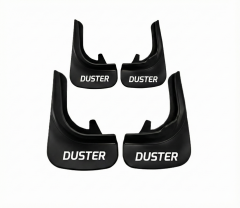 Dacia Duster Yazılı Uyumlu Paçalık Tozluk Çamurluk 4'lü Ön Arka Takım Siyah
