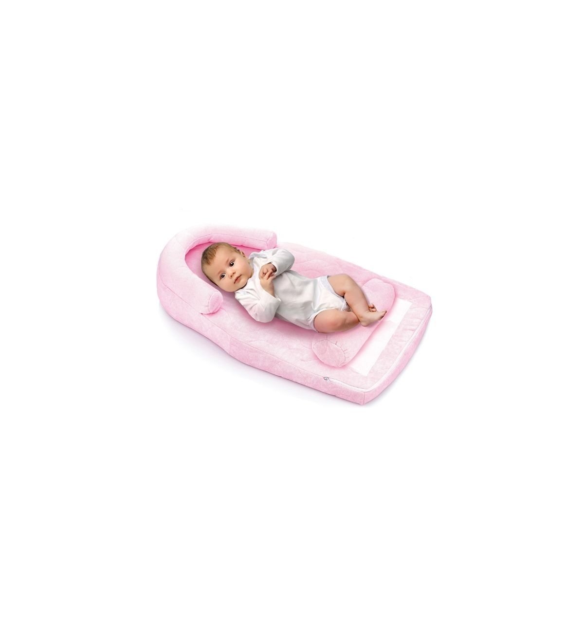 Babyjem Kiraz Çekirdekli Reflu Ve Düz Kafa Yastığı - Pembe