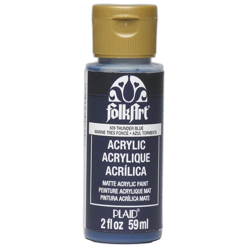 Folkart Akrilik Boya 59 ml - 609 Thunder Blue