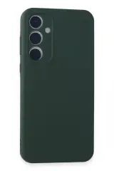 Newface Samsung Galaxy A35 5g Kılıf First Silikon - Koyu Yeşil