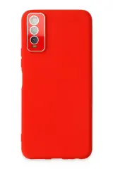 Newface Vivo Y11s Kılıf Lansman Glass Kapak - Kırmızı