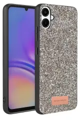 Onegif Samsung Galaxy A07 4g Bright Simli Kapak - Gümüş
