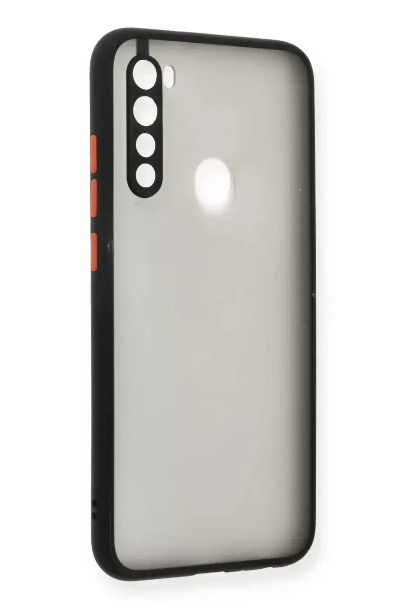 Newface Xiaomi Redmi Note 8 Kılıf Montreal Silikon Kapak - Siyah