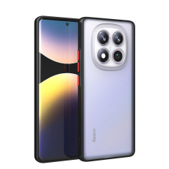 Xiaomi Redmi Note 14 4g Kılıf Montreal Silikon Kapak - Siyah