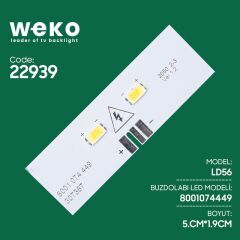 Buzdolabı İç Aydınlatma Ledi Ld56 8001 074 449 307387 2 Çipli
