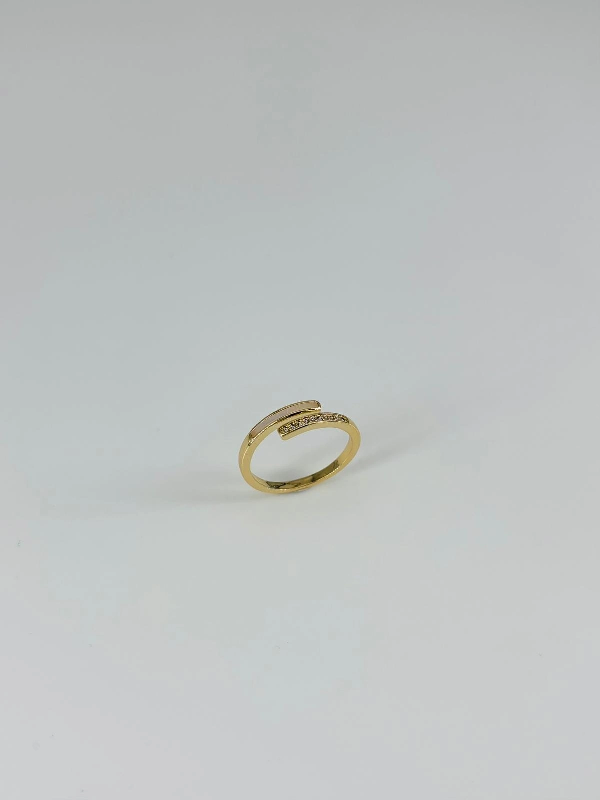 14 K Gold Kaplama Zirkon Taşlı Yüzük