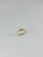 14 K Gold Kaplama Zirkon Taşlı Yüzük