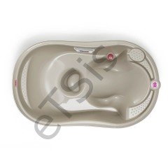 OkBaby Onda Banyo Küveti & Splash Bebek Duşu & Doğal Banyo Süngeri No.10 / Gri