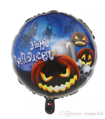 Happy Halloween Balkabağı Folyo Balon 18 İnç
