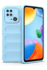 Newface Xiaomi Redmi 10c Kılıf Optimum Silikon - Sky Blue