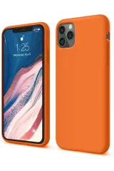 Newface Apple İphone 11 Pro Kılıf First Silikon - Turuncu