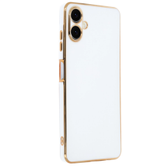 Samsung Galaxy A06 Kılıf Volet Silikon - Beyaz