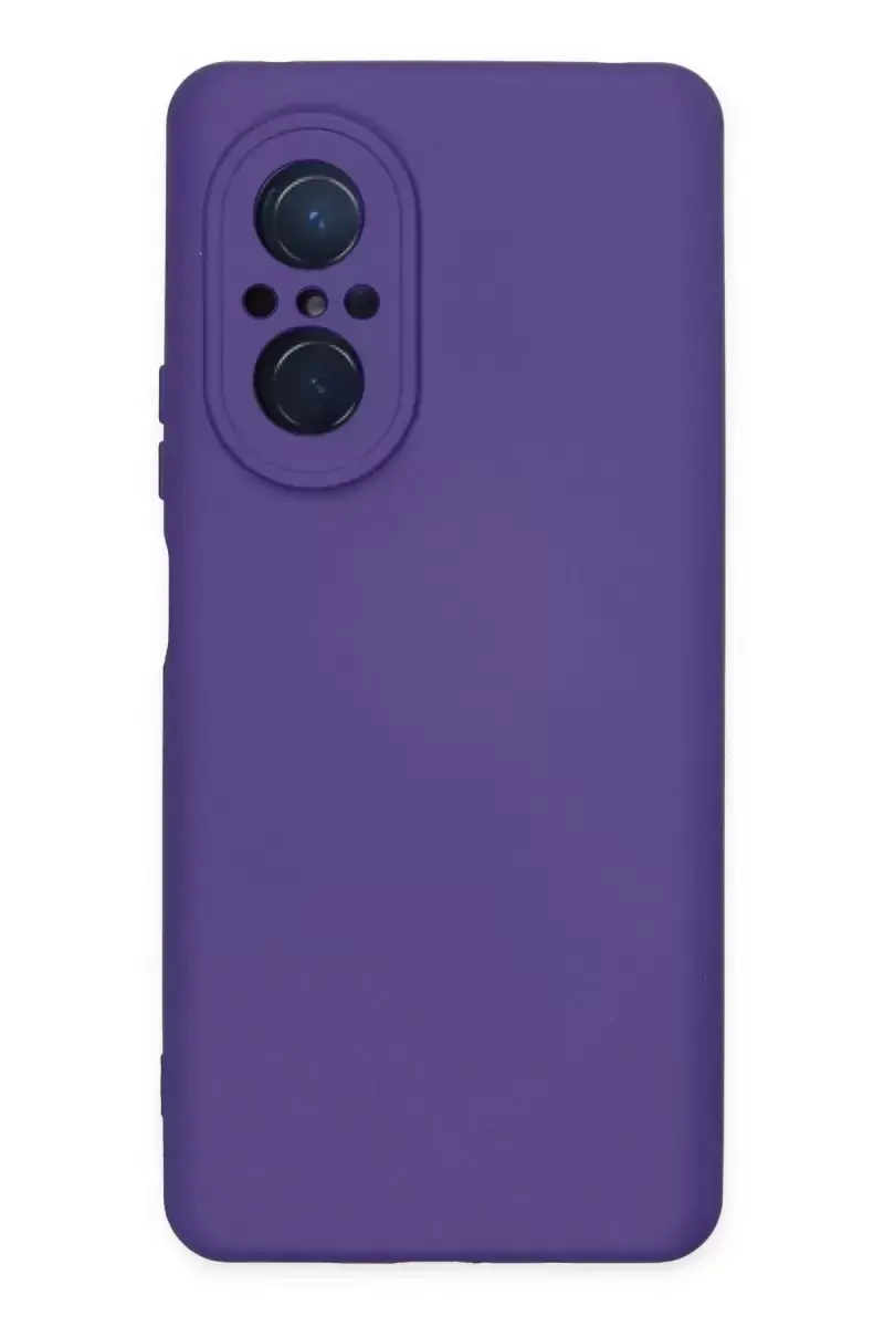Newface Huawei Nova 9 Se Kılıf Nano İçi Kadife Silikon - Mor