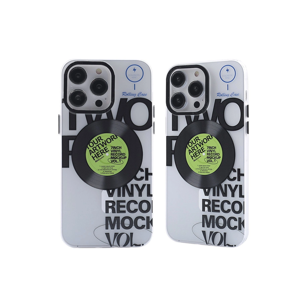 İphone 14 Pro Kılıf Apollo Magneticsafe Desenli Kapak - Apollo Şeffaf - 5