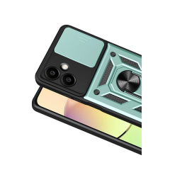 Samsung Galaxy A07 4g Pars Lens Yüzüklü Silikon - Yeşil