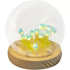 Led Işıklı Kendin Yap Lale Cam Küre