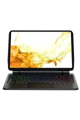 Newface Samsung Galaxy T870 Tab S7 11 Kılıf Eternal Ledli Klavyeli Tablet Kılıfı - Siyah