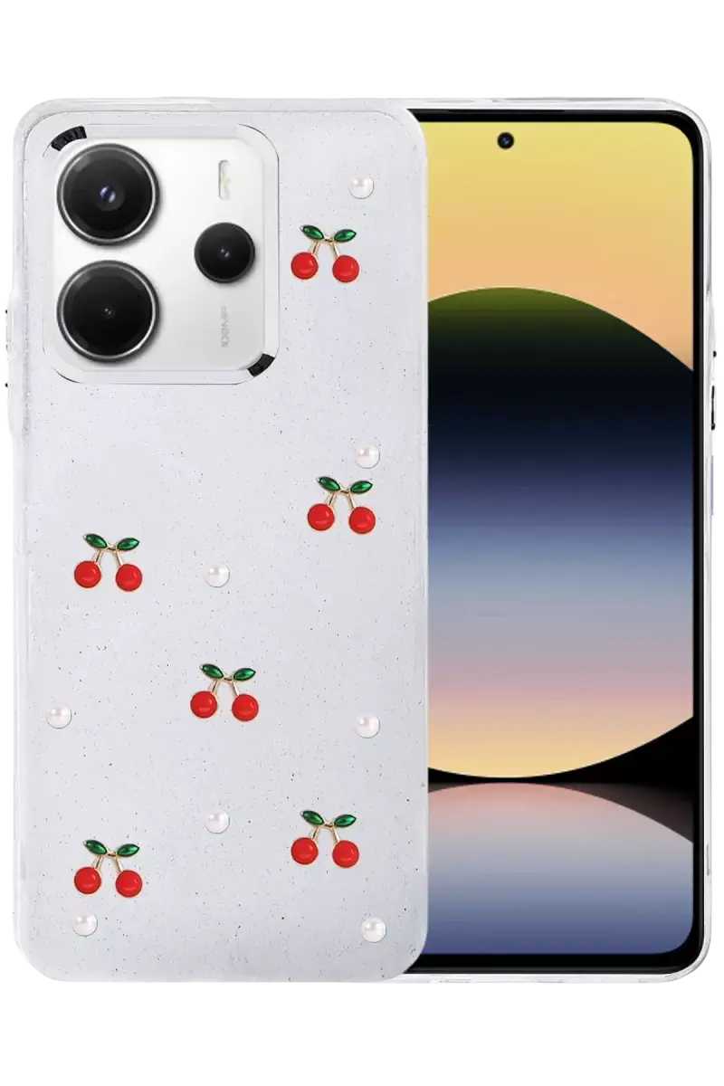 Newface Xiaomi Redmi Note 14 4g Fiyonk Desenli Kapak - Desen 9