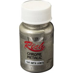 Chrome Metalik Boya - 60cc - Antik Gümüş - N.1541