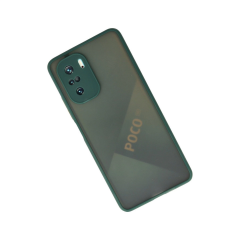 Xiaomi Poco F3 Kılıf Montreal Silikon Kapak - Yeşil