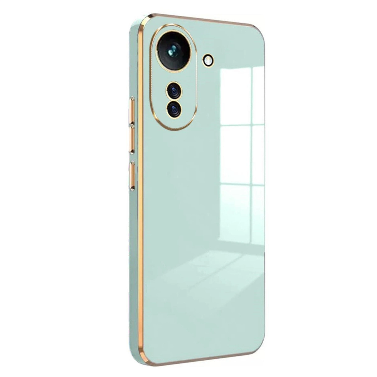 Xiaomi Redmi 13c Kılıf Volet Silikon - Açık Yeşil
