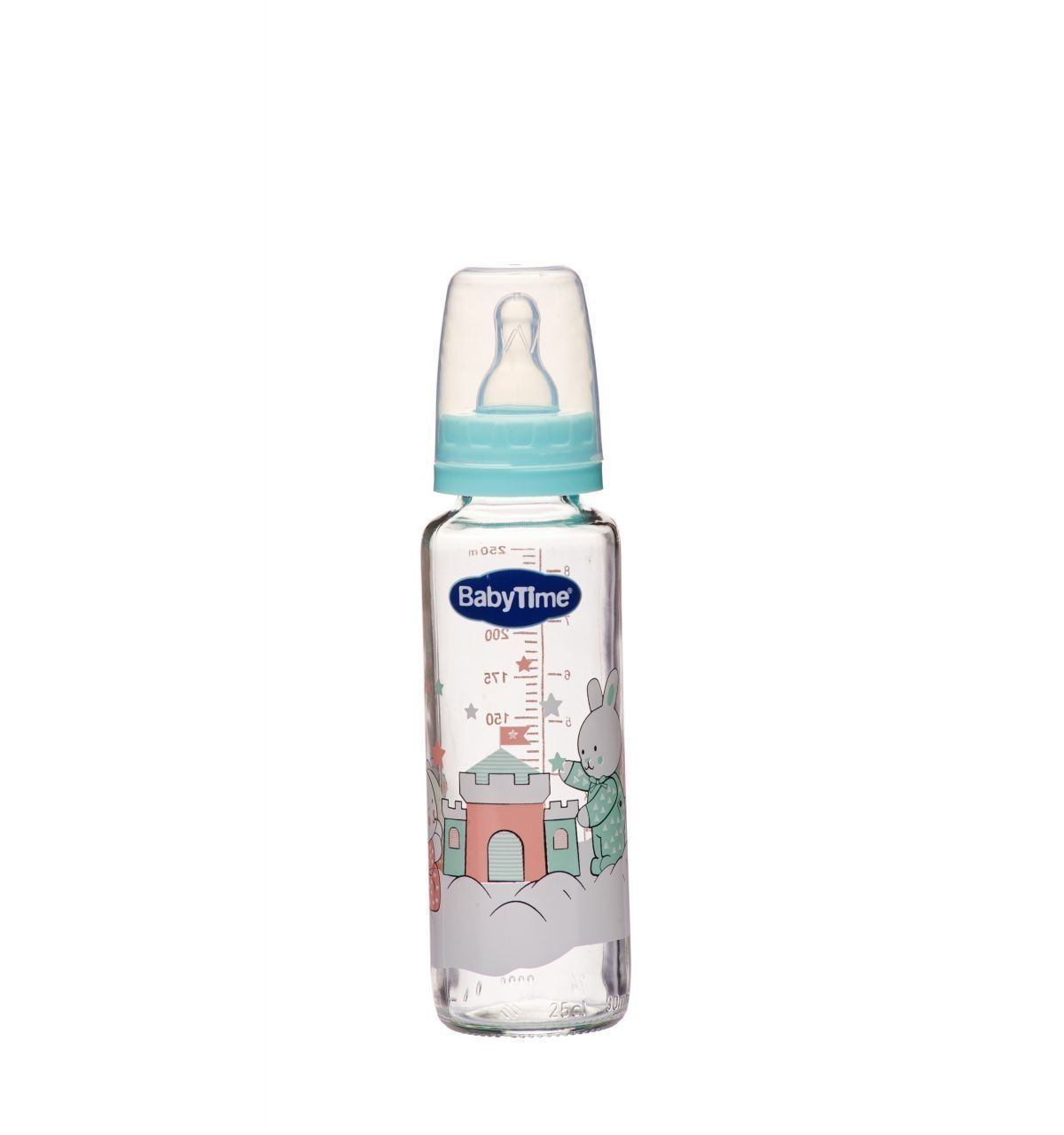 BabyTime BT073 Klasik Cam Biberon 225cc - Yeşil