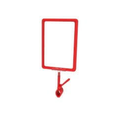Mandallı A5 Çerçeve Takımı Kırmızı - 10 Adet