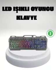 Rgb Işıklı Oyuncu Klavye Mouse Seti – Türkçe Q, Ayarlanabilir Dpı, Ergonomik Ve Dayanıklı Tasarım