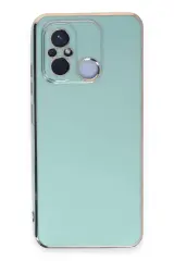 Newface Xiaomi Redmi 12c Kılıf Volet Silikon - Açık Yeşil