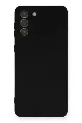 Newface Samsung Galaxy S21 Plus Kılıf Nano İçi Kadife Silikon - Siyah