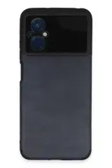Newface Xiaomi Poco M5 Kılıf Loop Deri Silikon - Lacivert
