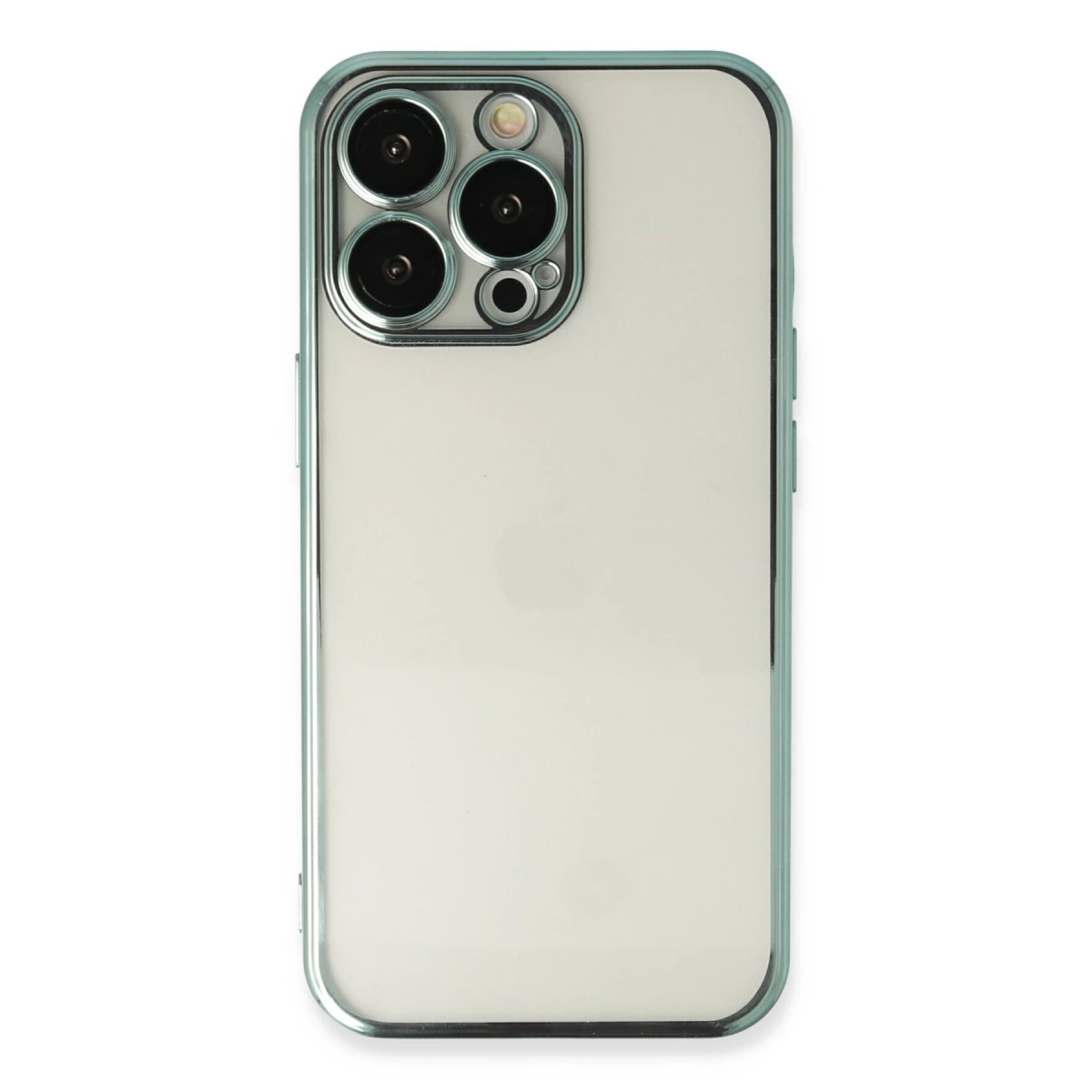 İphone 13 Pro Kılıf Razer Lensli Silikon - Yeşil