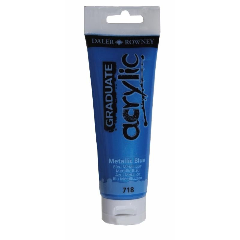 Graduate Akrilik Boya 120ml 718 Metallic Blue