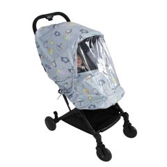 Sevi Bebe Desenli Lüks Bebek Arabası Yağmurluğu