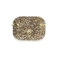 Airpods Pro 2 (2.nesil) Luz Taşlı Kılıf - Siyah