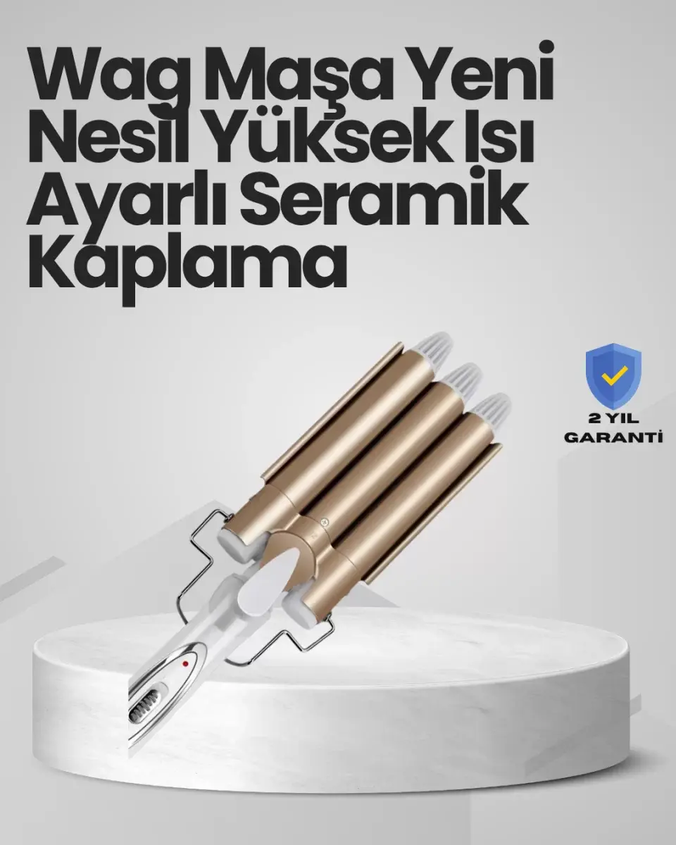 Bukle Saç Maşası – Kolay Kullanım, Sağlıklı Bukleler Yüksek Isılı