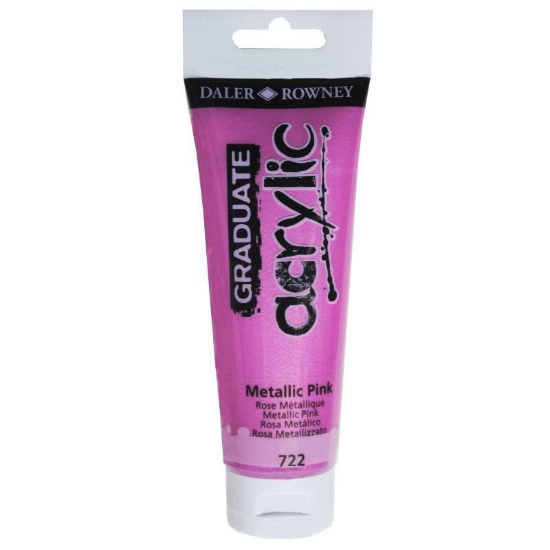 Graduate Akrilik Boya 120ml 722 Metallic Pink