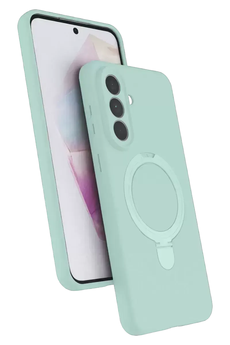 Newface Samsung Galaxy A57 5g Regal Magsafe Standlı Kapak - Su Yeşili