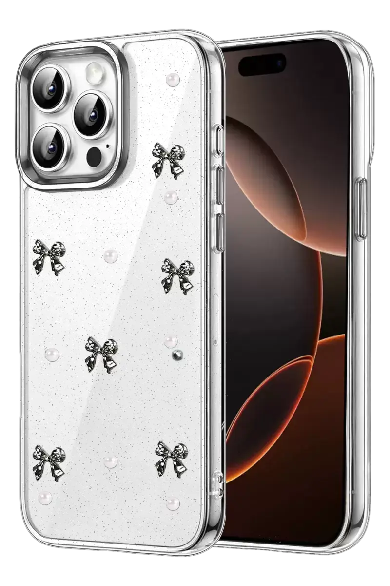 Newface Apple İphone 15 Pro Max Fiyonk Desenli Kapak - Desen 8