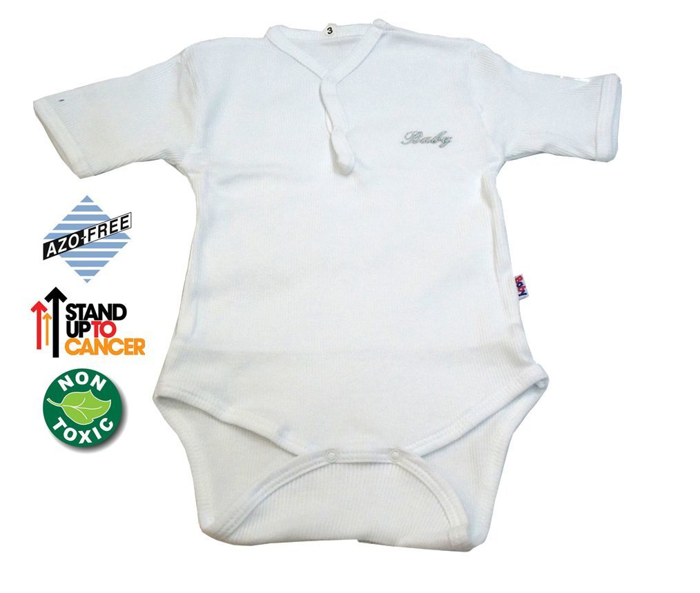 Sema Baby Yarım Kol Kaşkorse Badi (Body) - Beyaz