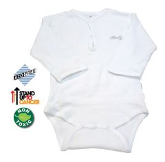 Sema Baby Uzun Kol Kaşkorse Badi (Body) - Beyaz