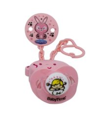 BabyTime BT199 Emzik Saklama Kabı - Askı - Emzik - Pembe