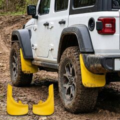 Universal Yumuşak Paçalık Tozluk Çamurluk 2'li Set Sarı