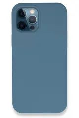 Newface İphone 12 Pro Kılıf Lansman Legant Silikon - Açık Mavi