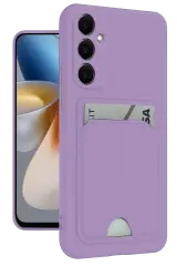 Newface Samsung Galaxy S24 Plus Kelvin Kartvizitli Silikon - Lila